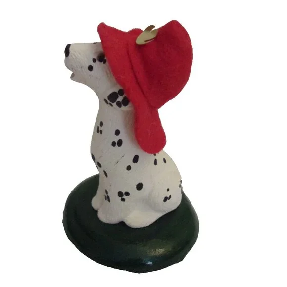 Dalmatian Byers Choice Carolers 2001  Fireman Puppy Dog Christmas Vintage - Picture 2 of 6
